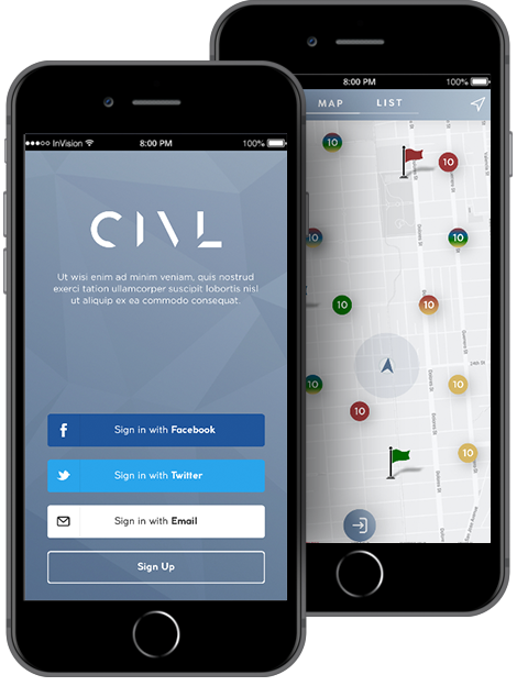 Civil mobile app