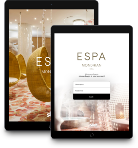 ESPA Mondrian mobile app