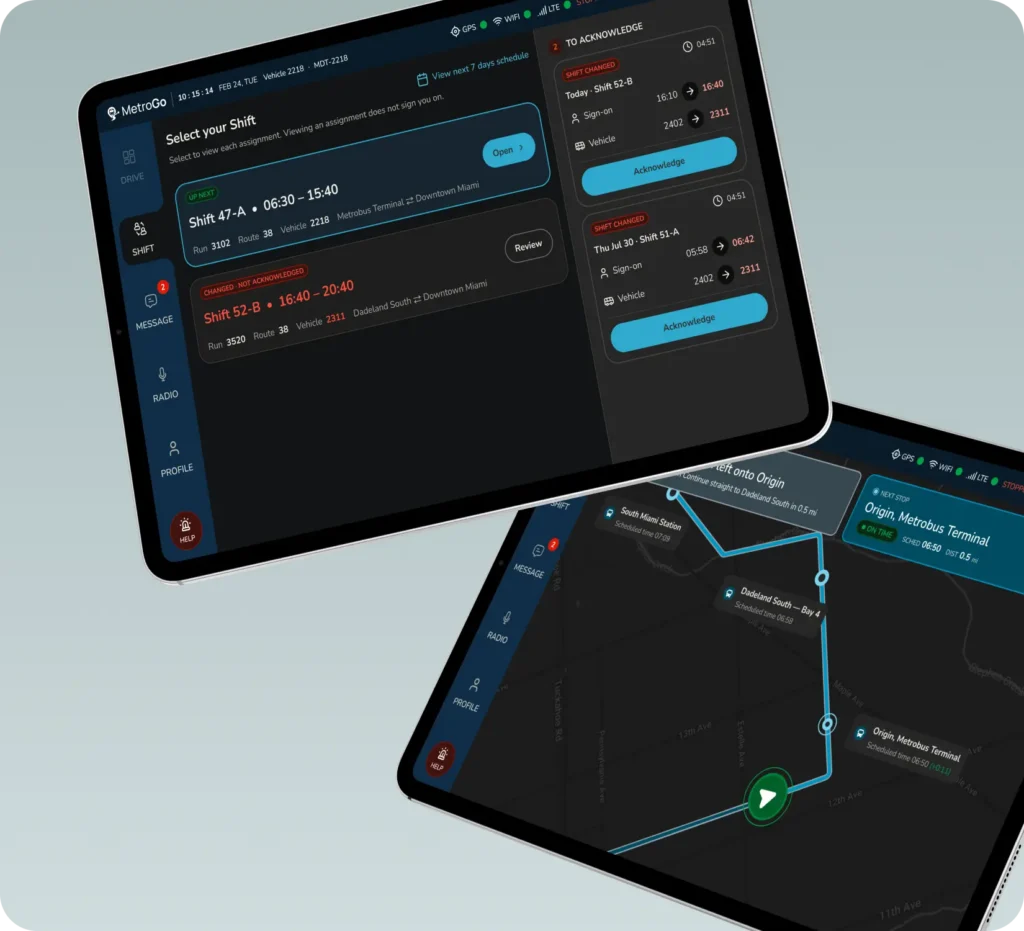 Driver MDT Applications