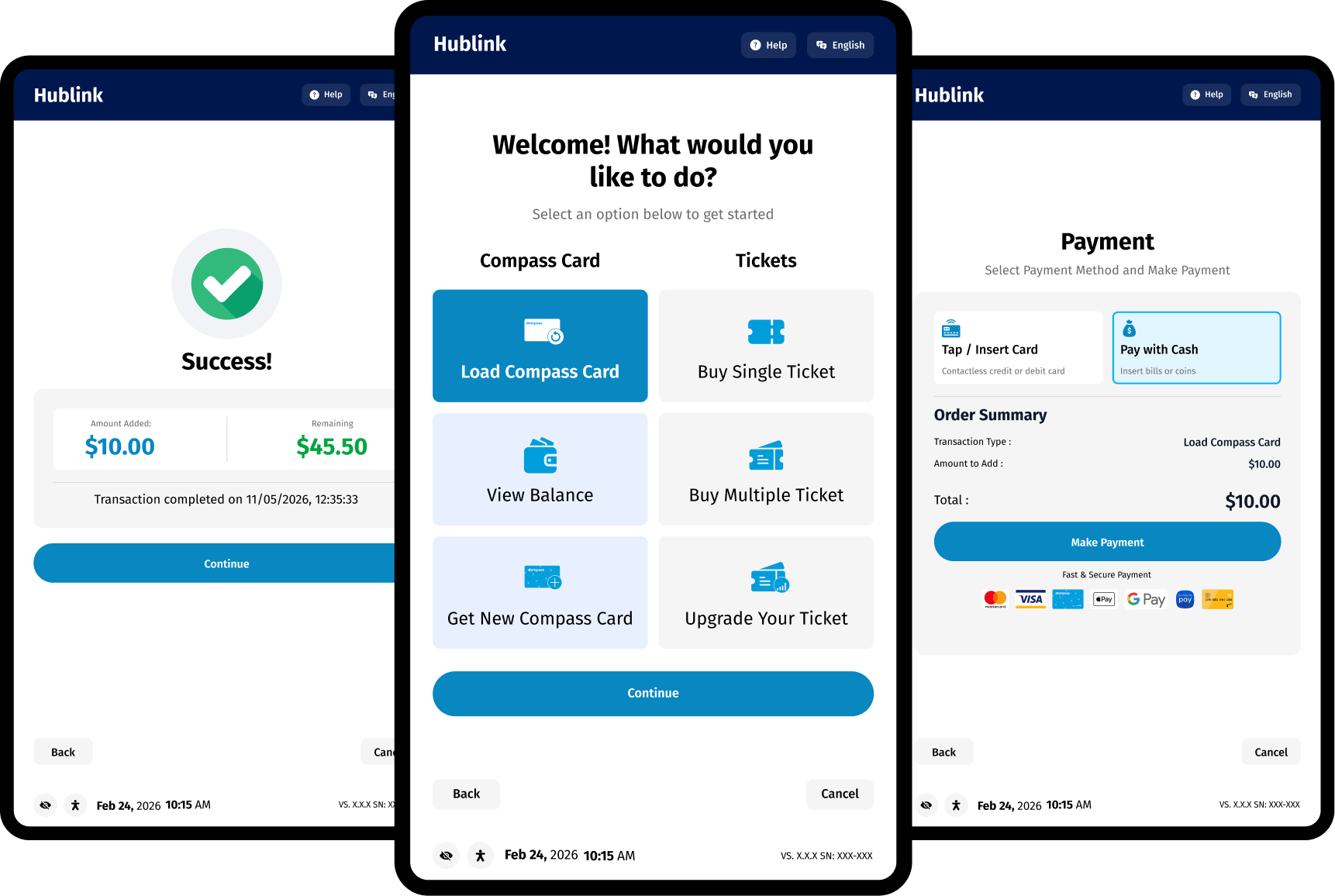 Ticket Vending Experiences