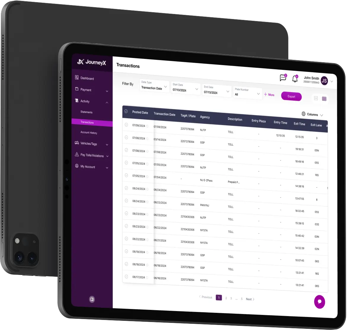 Tolling Analytics & Dashboards