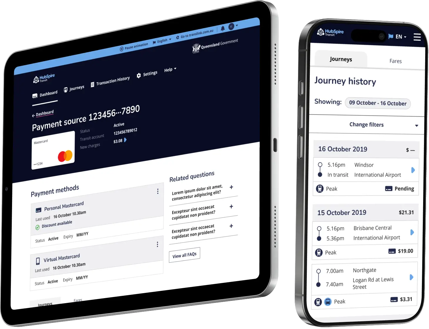 Transit Customer Portals